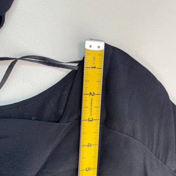 NWOT Mint Velvet Black Sequins Bow Tie Top Short-Sleeved Blouse Shirt US6 UK10 - Picture 11 of 13